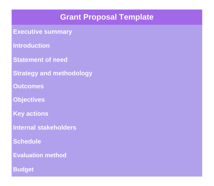 Grant Proposal Template